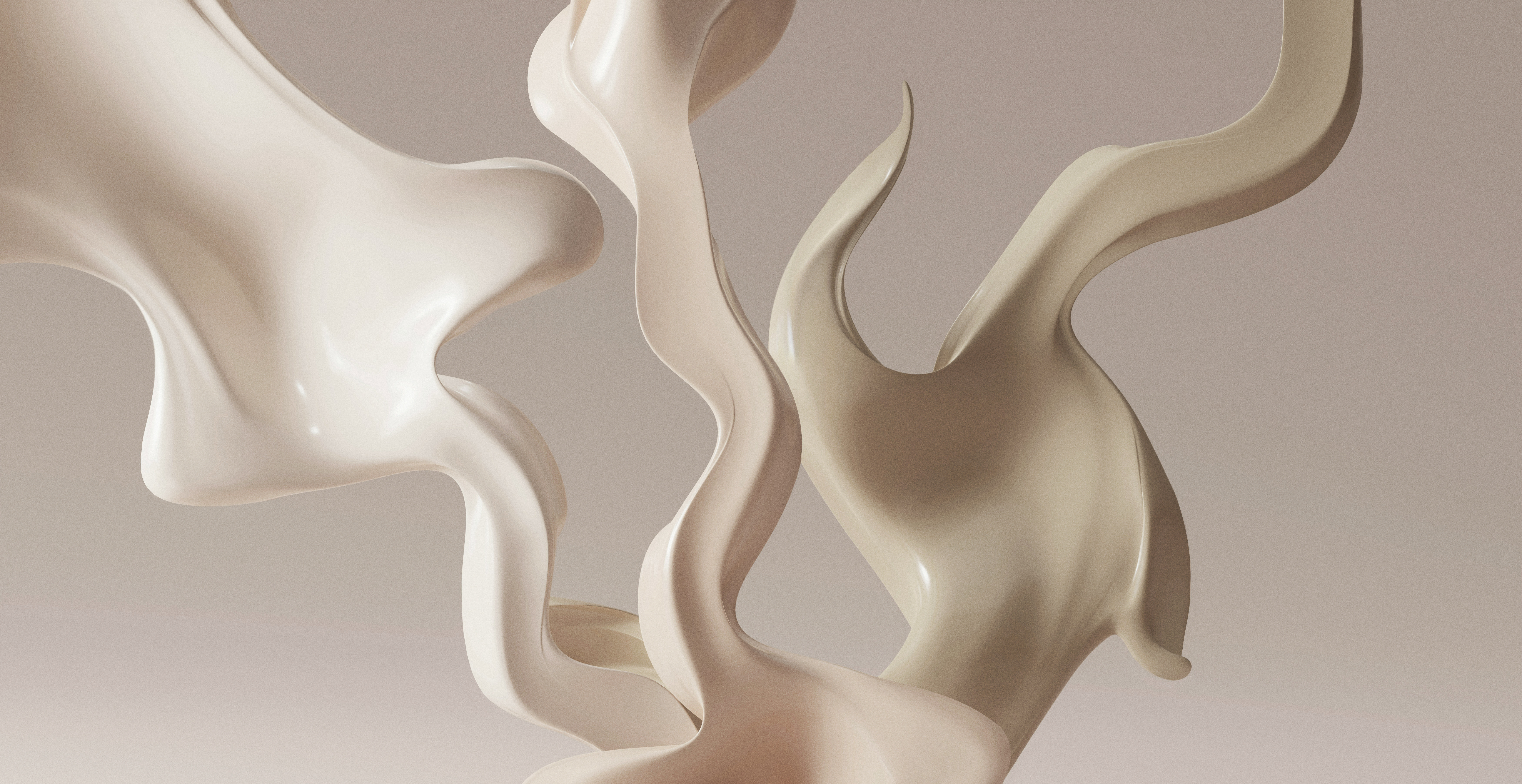 Abstract creme in the color sand